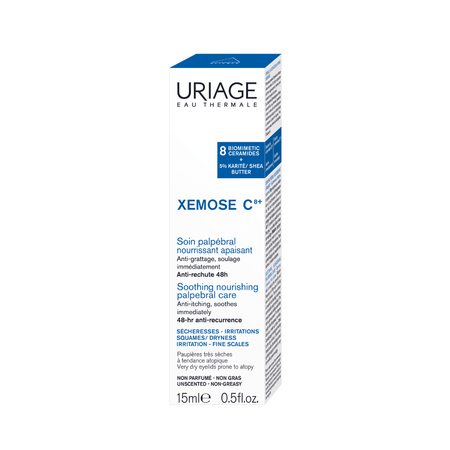 Crema calmanta pentru conturul ochilor Xemose C8, 15 ml, Uriage 776273