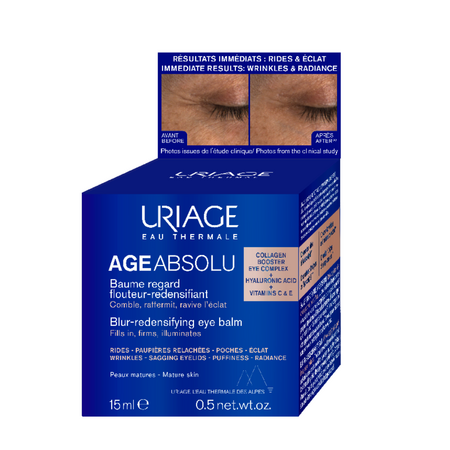 Balsam redensifiant pentru conturul ochilor Age Absolu, 15 ml, Uriage