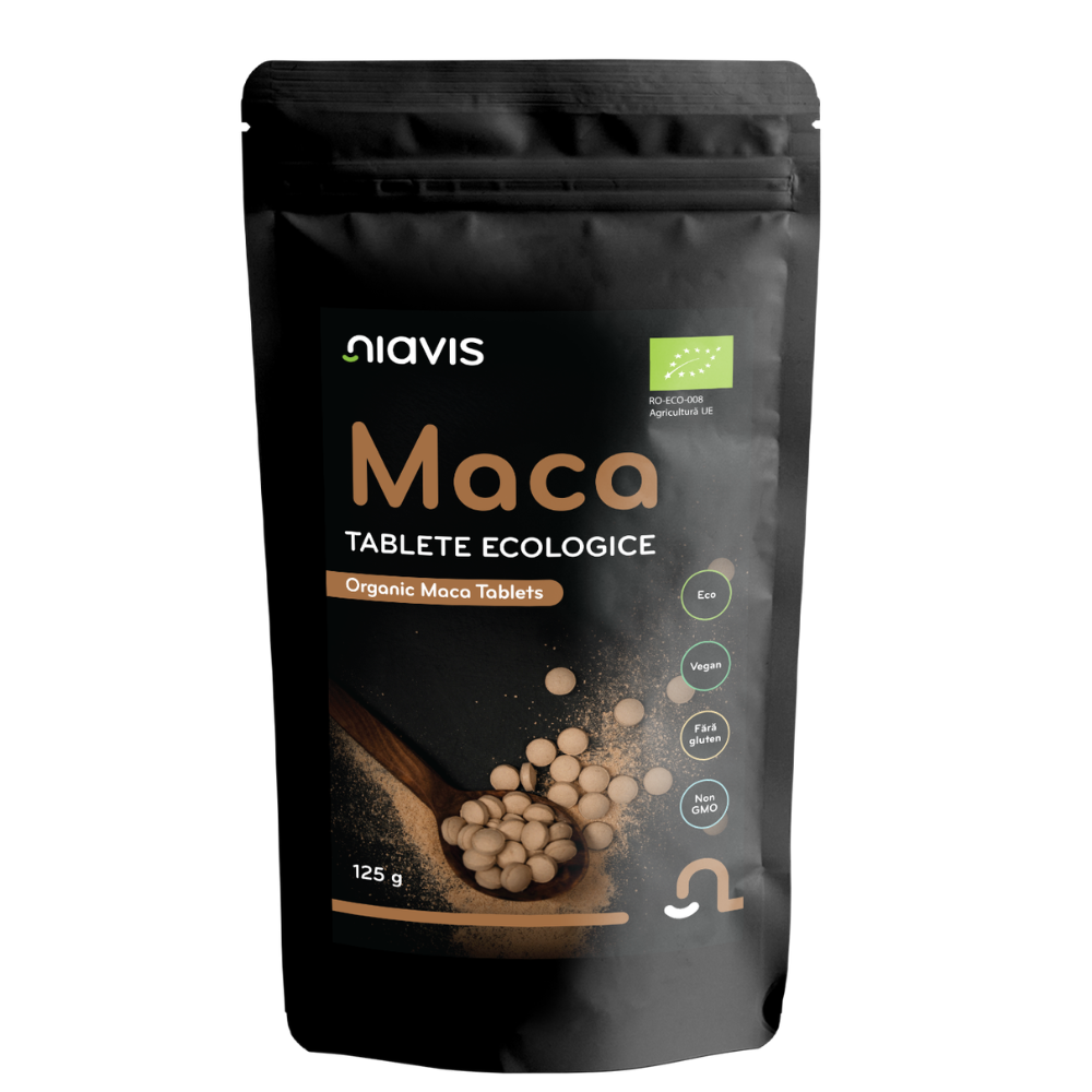 Maca tablete ecologice, 125 g, Niavis