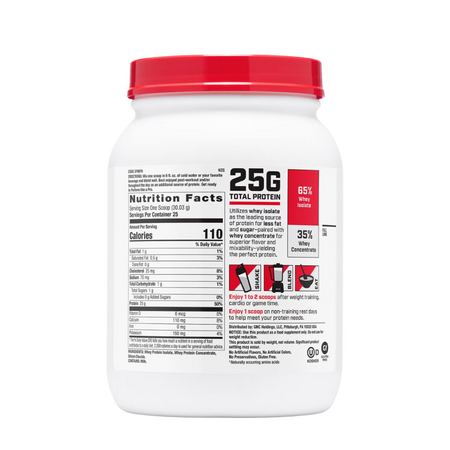 Proteina din Zer Pro Performance, fara aroma, 750 g, GNC 776489