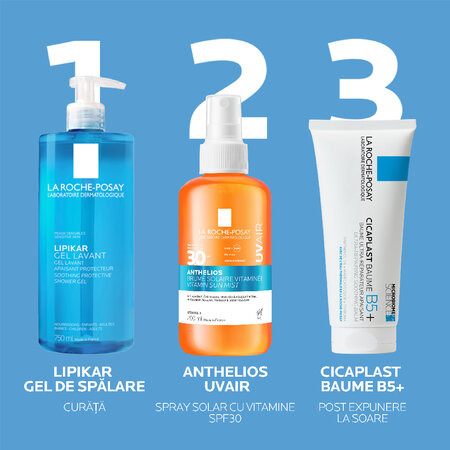 Spray de corp cu protectie solara SPF 30 Anthelios UVAir, 200 ml, La Roche Posay 776515