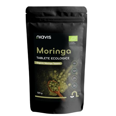 Moringa tablete ecologice, 125 g, Niavis