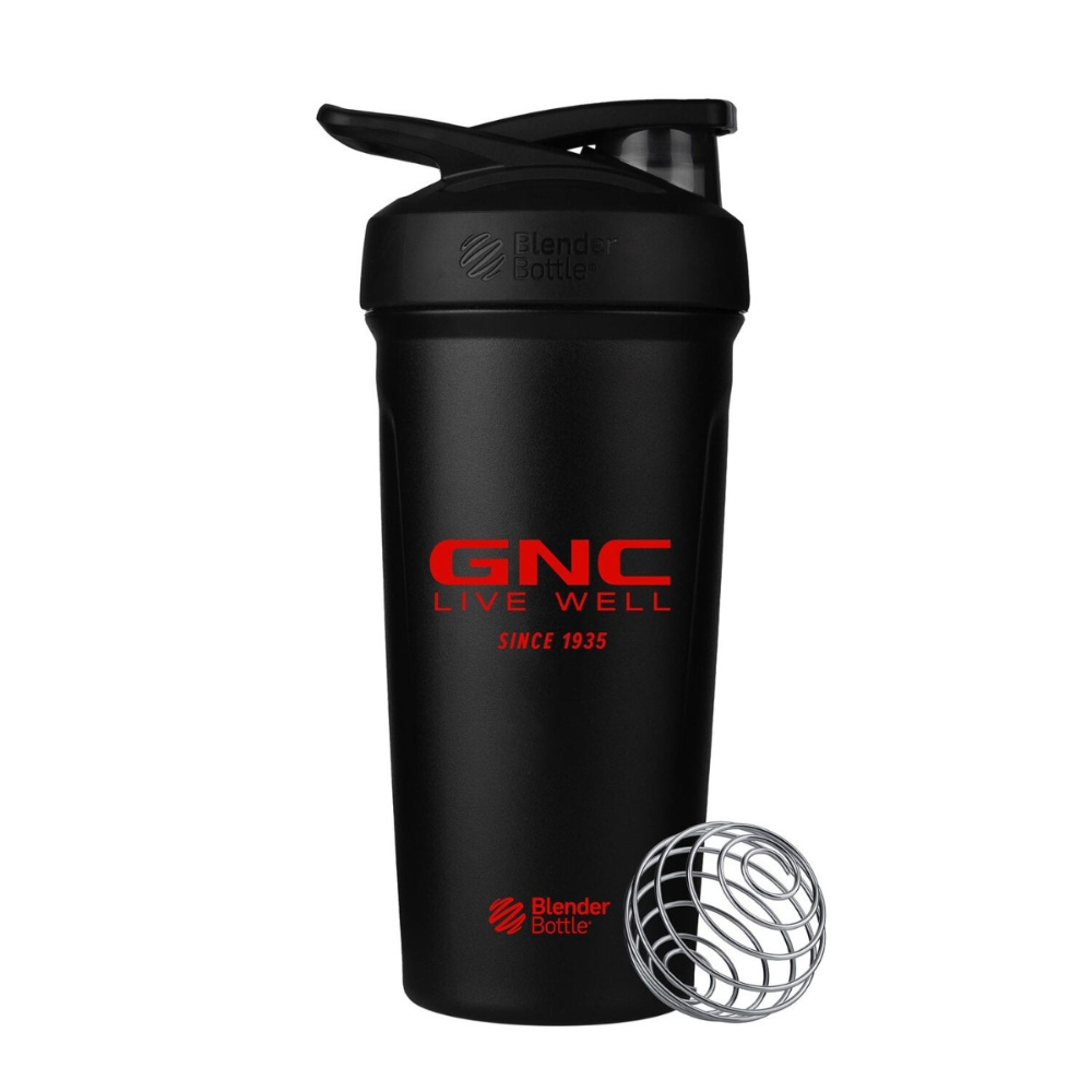 Shaker din inox Strada, Negru, 700 ml, GNC