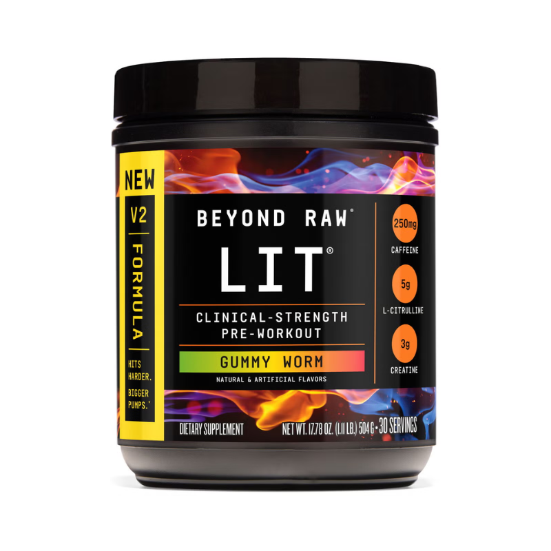 Pre-Workout cu aroma de jeleuri Beyond Raw, 504 g, Gnc