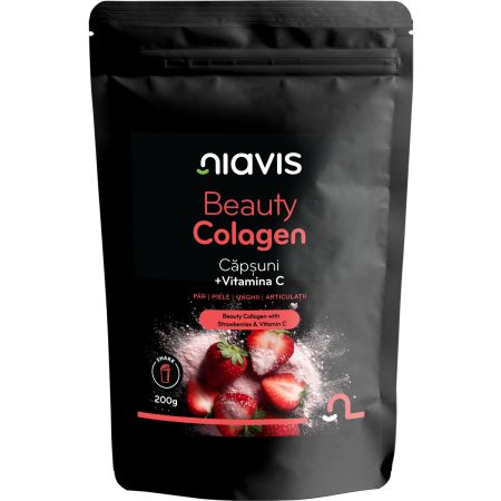 NIAVIS BEAUTY COLAGEN CU CAPSUNI SI VIT.C 200 GR