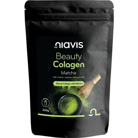 Colagen cu matcha Beauty Colagen, 200 g, Niavis
