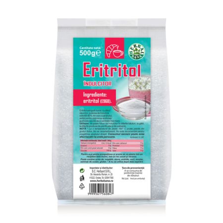 Eritritol, 500 g, Herbal Sana