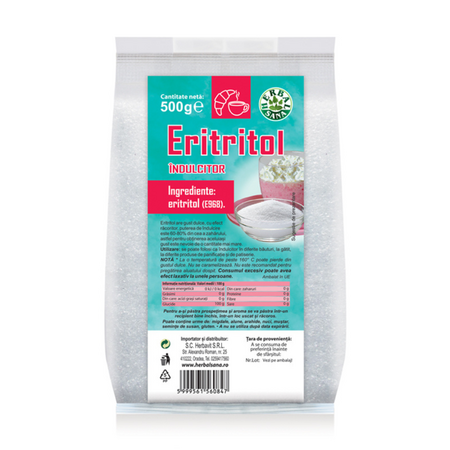Eritritol, 500 g, Herbal Sana
