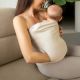 Banda textila pentru contact Skin to Skin, Bej, Wondermom 777244