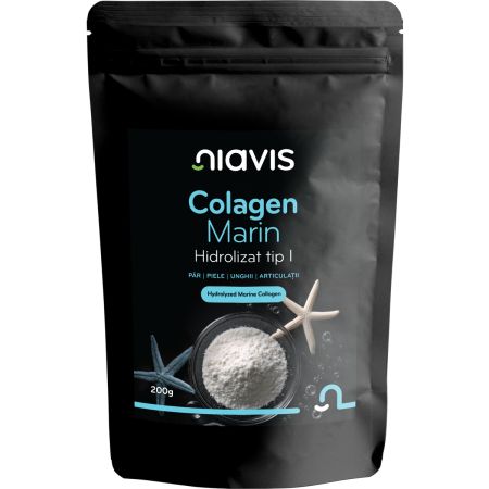 Colagen marin hidrolizat tip I, 200 g, Niavis