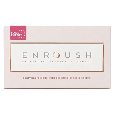 Absorbante zilnice din bumbac organic Ultra Thin, 24 buc, Enroush