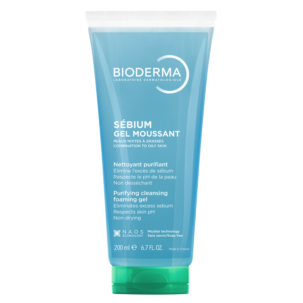 Gel spumant Sebium, 200 ml, Bioderma