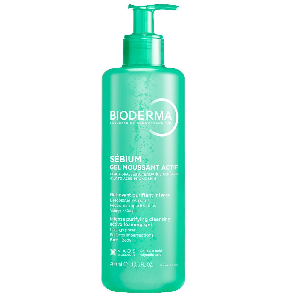 Gel spumant Activ Sebium, 400 ml, Bioderma