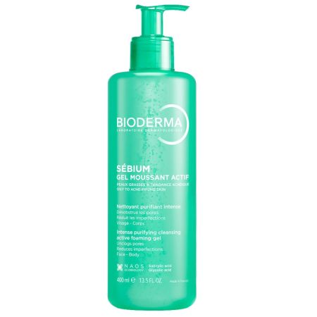 Gel spumant Sebium Activ, 400 ml, Bioderma
