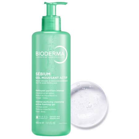 Gel spumant Activ Sebium, 400 ml, Bioderma 777863