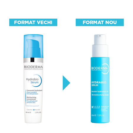 Ser hidratant pentru fata cu Aquagenium™ Hydrabio, 40 ml, Bioderma 823010