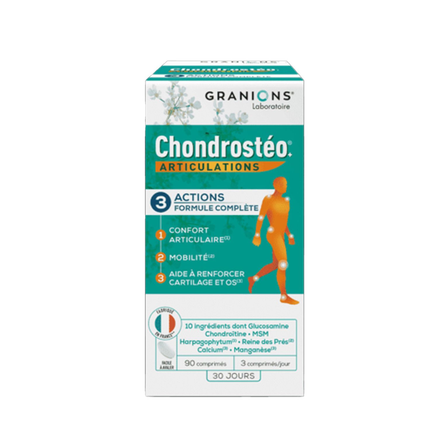 Supliment pentru articulatii Chondrosteo+, 90 comprimate, Granions