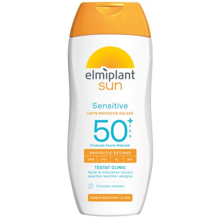 Lotiune SPF50+ pentru pielea sensibila, 200 ml, Elmiplant