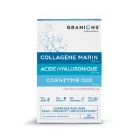 Colagen, Acid Hialuronic si Coenzima Q10, 60 comprimate, Granions