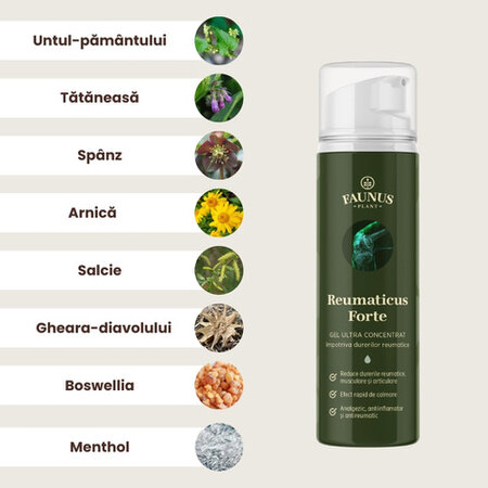 Gel Reumaticus Forte, 150 ml, Faunus 788102