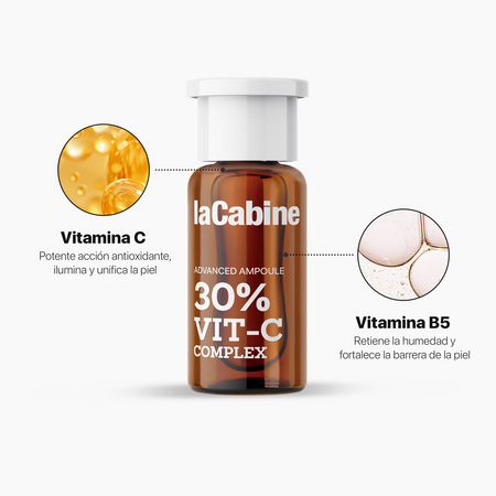 Fiole tratament shock Advanced cu 30% Vitamina C, 10x2 ml, La Cabine 778517