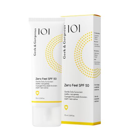 Crema de fata cu SPF 50 Zero Feel, 75 ml, Geek & Gorgeous