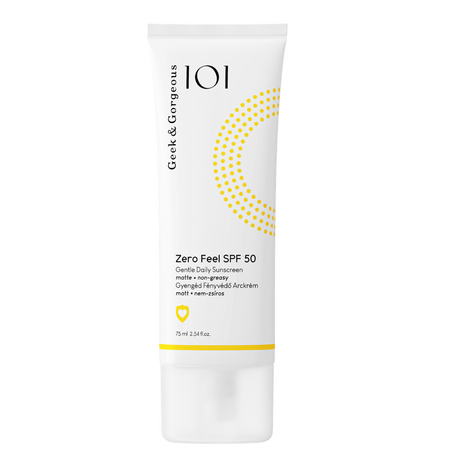 Crema de fata cu SPF 50 Zero Feel, 75 ml, Geek & Gorgeous 778595