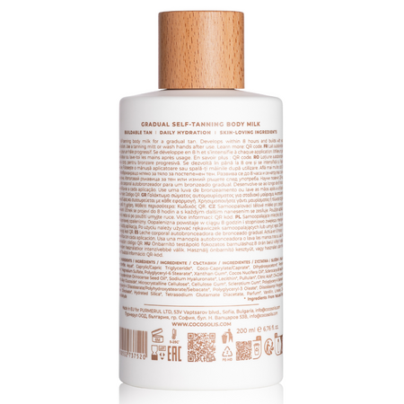 Lapte autobronzant pentru corp Solis, 200 ml, Cocosolis 778966