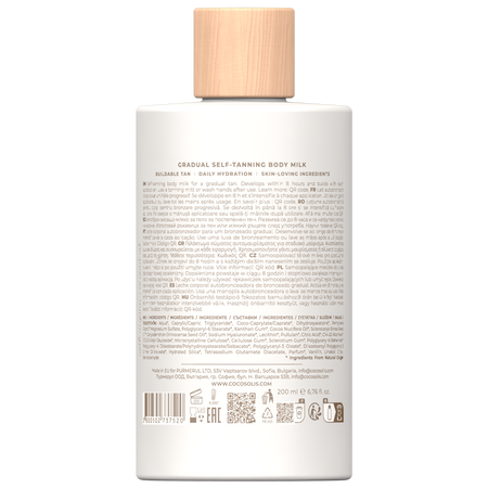 Lapte autobronzant pentru corp Solis, 200 ml, Cocosolis 782954