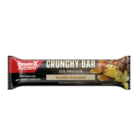 Baton proteic Crunchy Bar, Vanilie-Caramel, 45 g, Power System