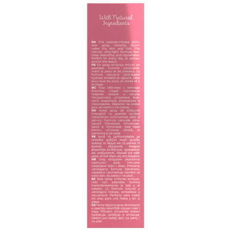 Spray multifunctional Peptide Shimmer Aura Pink, 100 ml, Cocosolis 782956