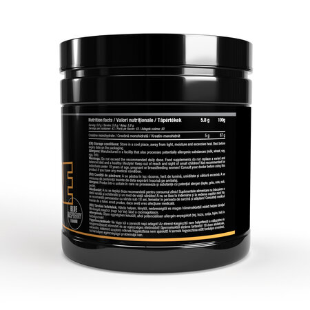 Creatina monohidrata pudra, Blue Raspberry, 250 g, Pro Nutrition 779064
