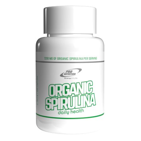 Pulbere de spirulina organica, 100 capsule, Pro Nutrition