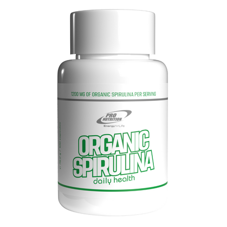 Pulbere de spirulina organica, 100 capsule, Pro Nutrition