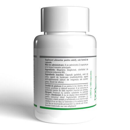 Magneziu bisglicina, 60 capsule, Pro Nutrition 779085