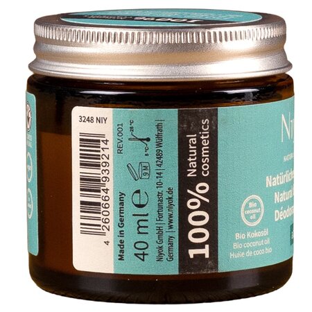 Deodorant si antiperspirant natural tip crema, Aloha, 40 ml, Niyok 779308