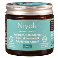 Deodorant si antiperspirant natural tip crema, Aloha, 40 ml, Niyok