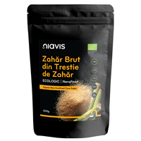 Zahar brut din trestie de zahar Ecologic, 500 g, Niavis
