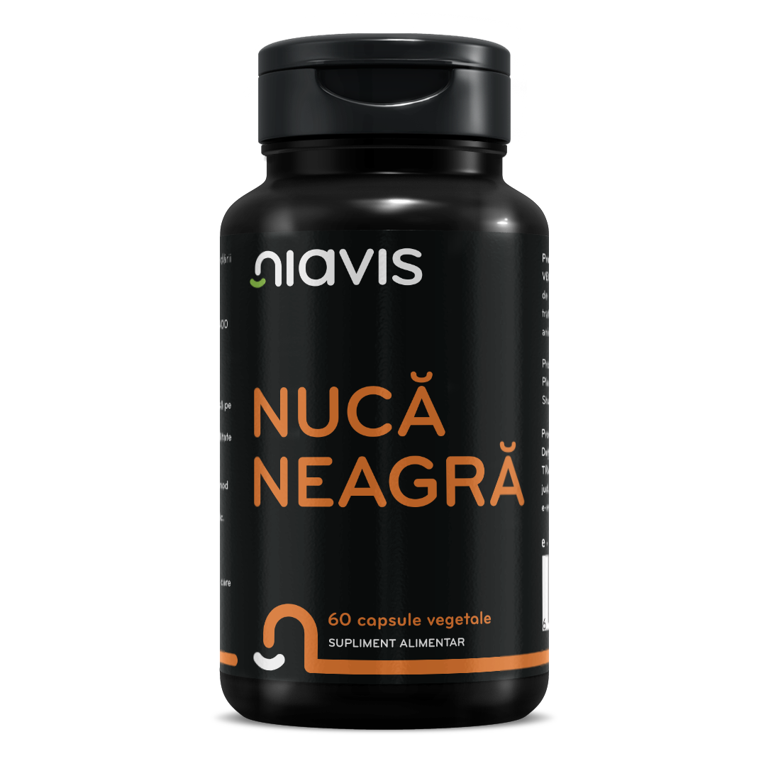 Nuca neagra, 60 capsule vegetale, Niavis
