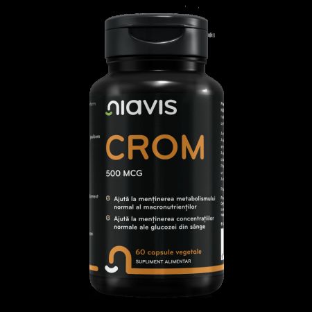 Alege tip document... Crom, 500 mcg, 60 capsule vegetale, Niavis