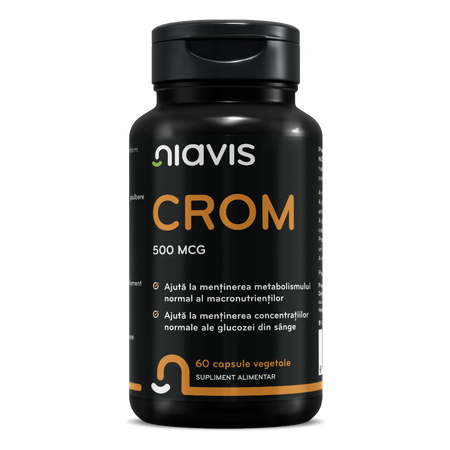 Alege tip document... Crom, 500 mcg, 60 capsule vegetale, Niavis