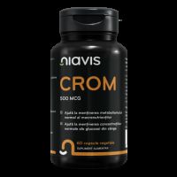 Crom, 500 mcg, 60 capsule vegetale, Niavis
