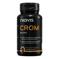 Crom, 500 mcg, 60 capsule vegetale, Niavis