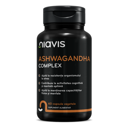 Ashwagandha Complex, 60 capsule vegetale, Niavis