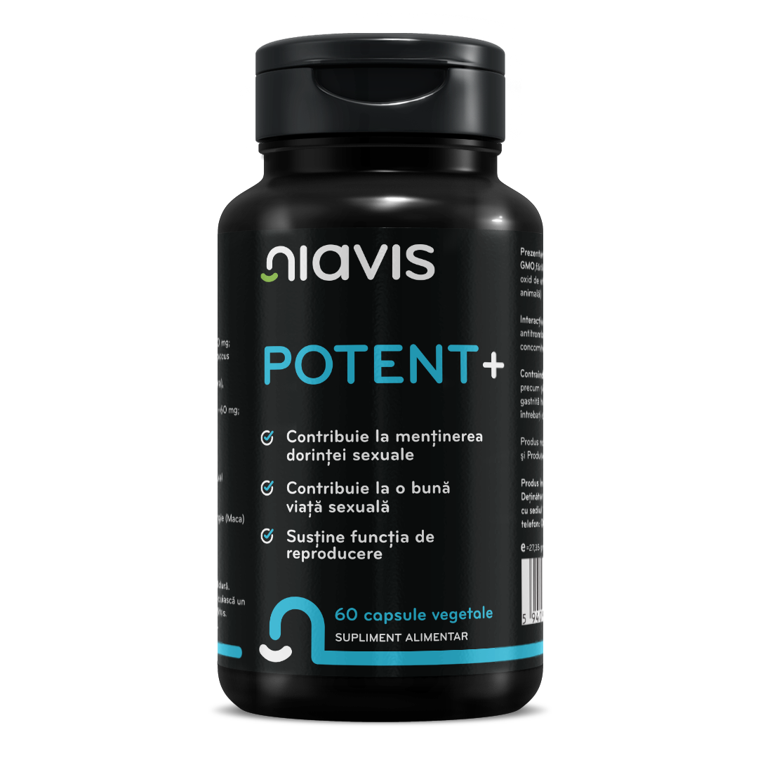 Potent Plus, 60 capsule vegetale, Niavis