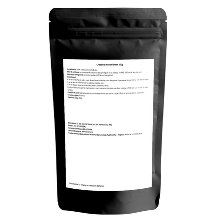 Creatina monohidrata, 200 g, Niavis 779498