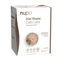 Inlocuitor total de dieta pentru controlul greutatii Diet Shake, Cafea Latte, 12x32 g, Nupo