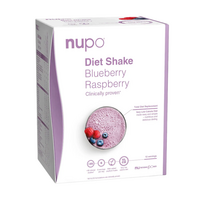 Inlocuitor total de dieta pentru controlul greutatii Diet Shake, Afine si Zmeura, 12x32 g, Nupo