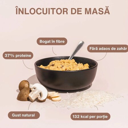 Inlocuitor total de dieta pentru controlul greutatii Diet Meal Risotto, 10 plicuri x 34 g, Nupo 779680