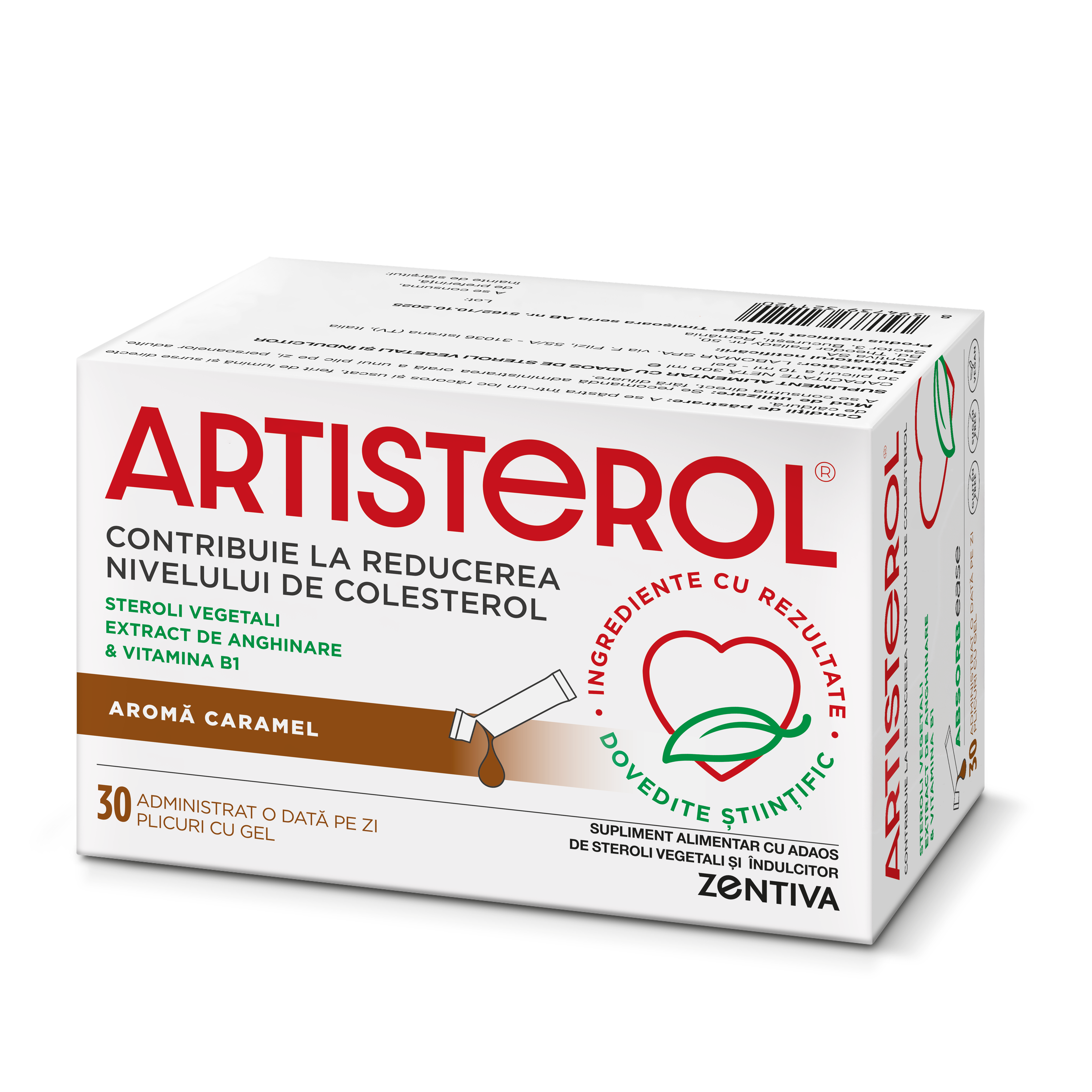 Artisterol, aroma Caramel, 30 plicuri, Zentiva